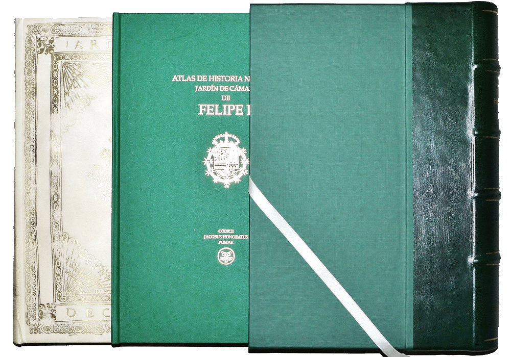 Atlas Historia Natural Felipe II-Códice Pomar-Hernández-Manuscrito pictórico-Libro facsímil-Vicent García Editores-21 Conjunto.